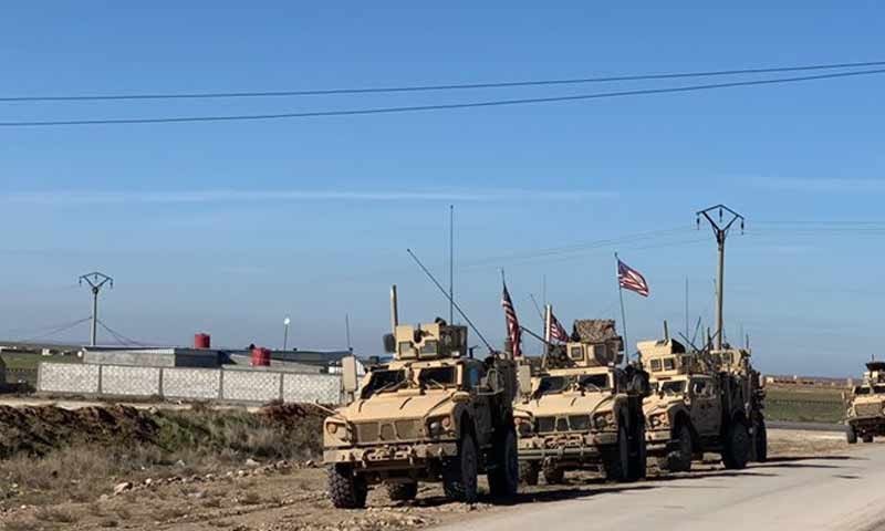 اعتراض دورية أمريكية شمال الحس...