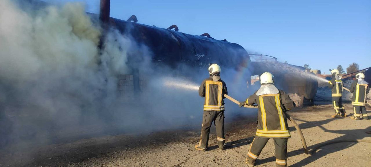 إصابات إثر حرائق عدّة شمال سور...