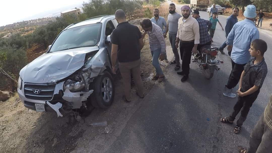 7 جرحى بحوادث سير في إدلب