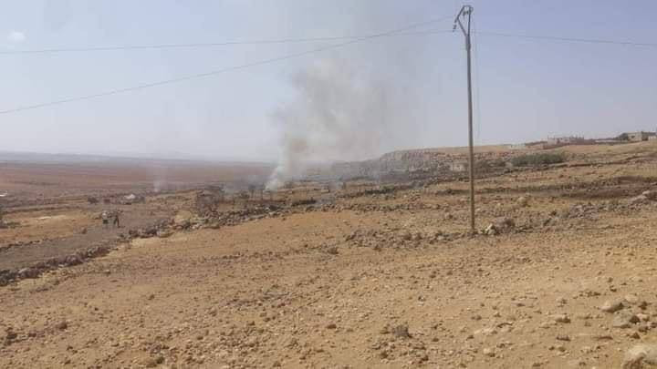 سقوط طائرة حربية للنظام بريف ا...