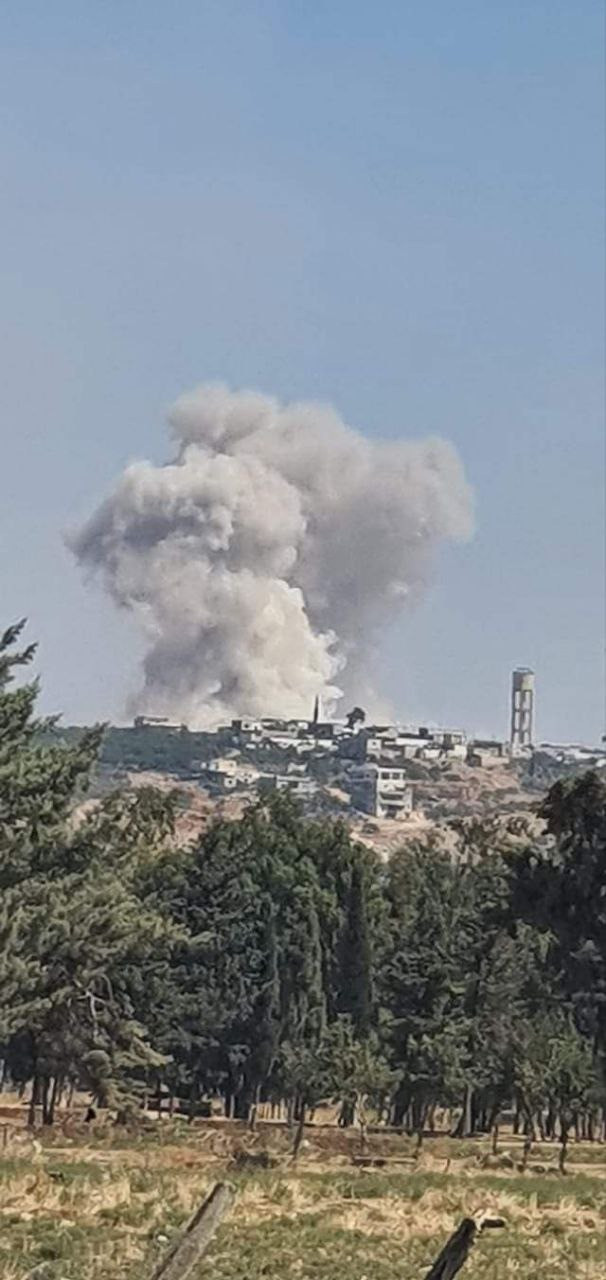 شهيدان وجرحى بقصف جوي روسي مكث...