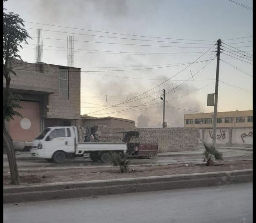 مسيرة تركية تستهدف مقرا لـ "قسد" في القامشلي