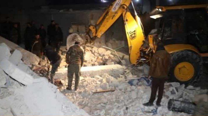 حلب.. ارتفاع حصيلة ضحايا انهيا...