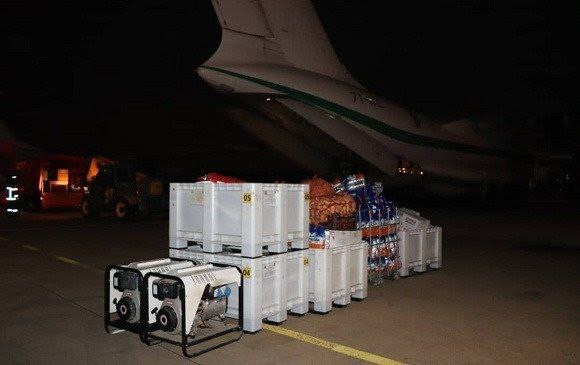 الجزائر تُرسل 70 طناً من المسا...