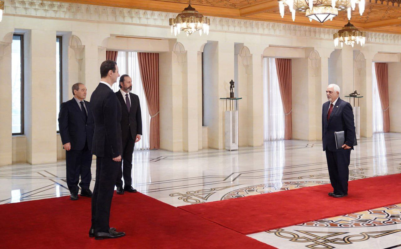 دمشق تتسلم أوراق اعتماد "شي هو...