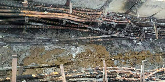 حريق يخرج محطة كهرباء في طرطوس...