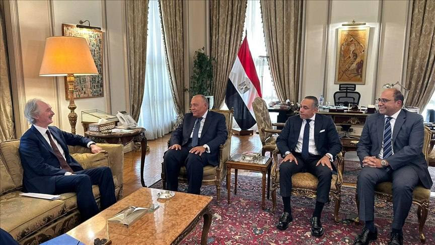 بيان مصري بخصوص سوريا بعد لقاء...