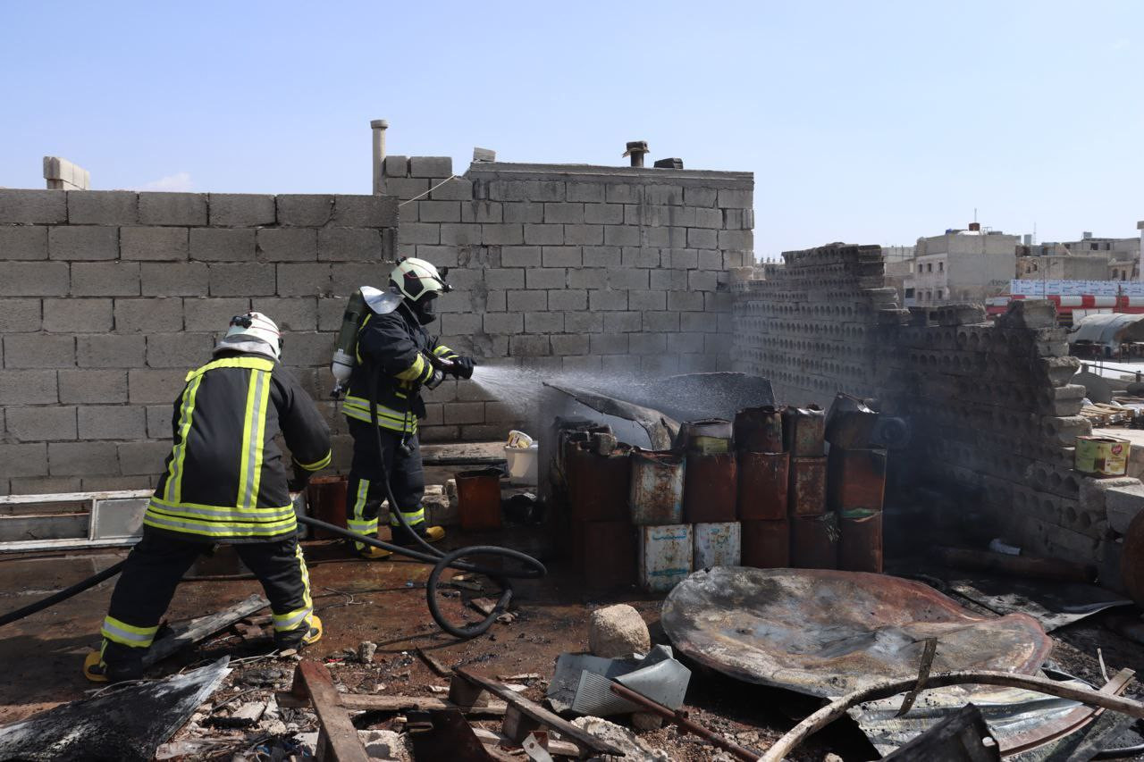 تسجيل أربعة حرائق في إدلب وحلب