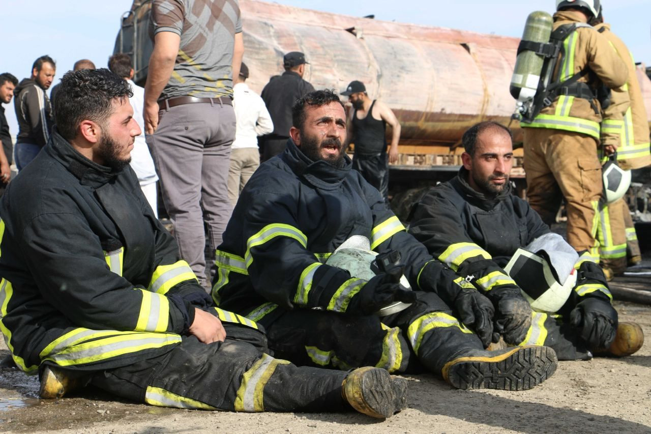 إصابات بحريق شمال حلب وقوات ال...