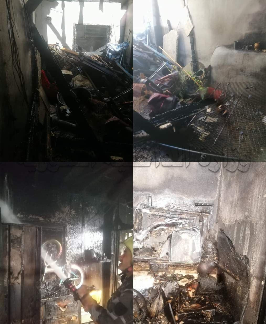 وفاة طفلين إثر حريق في الحميدي...