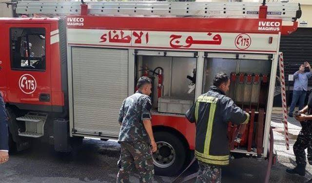 حريق داخل السكن الجامعي بالمزة...