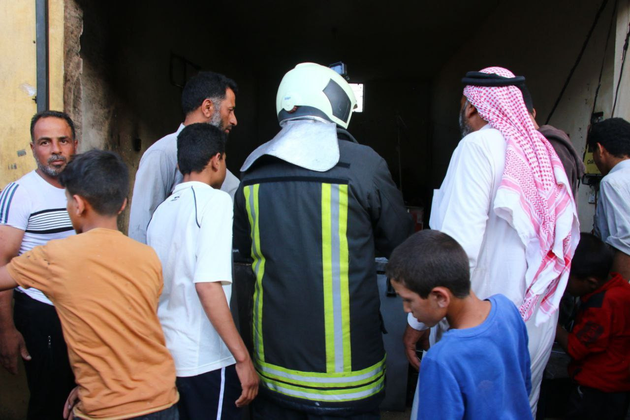 جرحى إثر حرائق عدّة في إدلب وح...