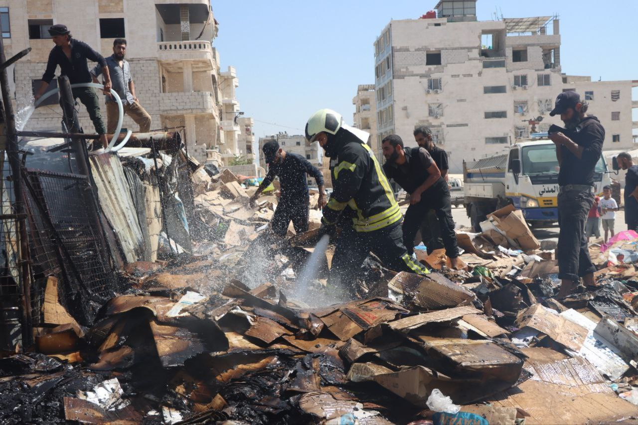 "الدفاع المدني" تسجيب لـ 12 حر...