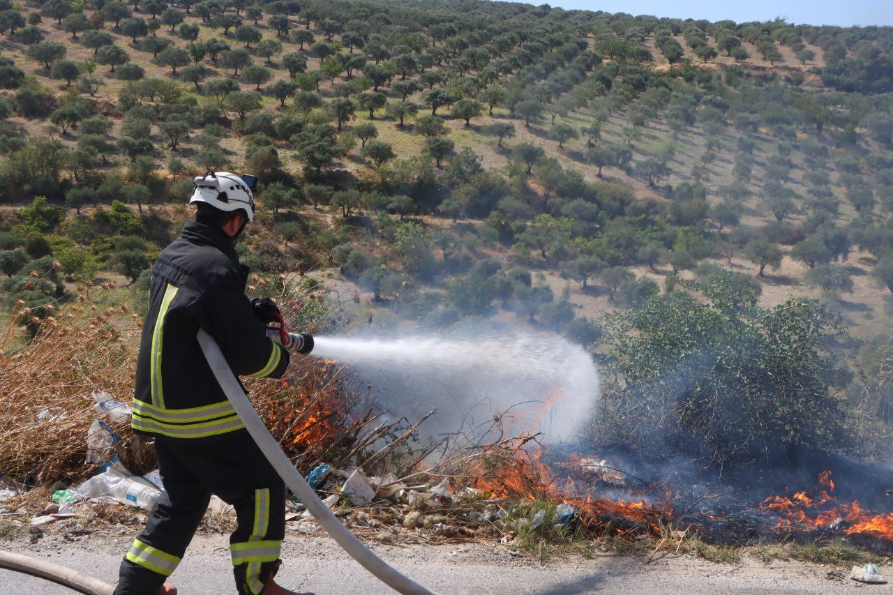 الدفاع المدني يُخمد تسعة حرائق...