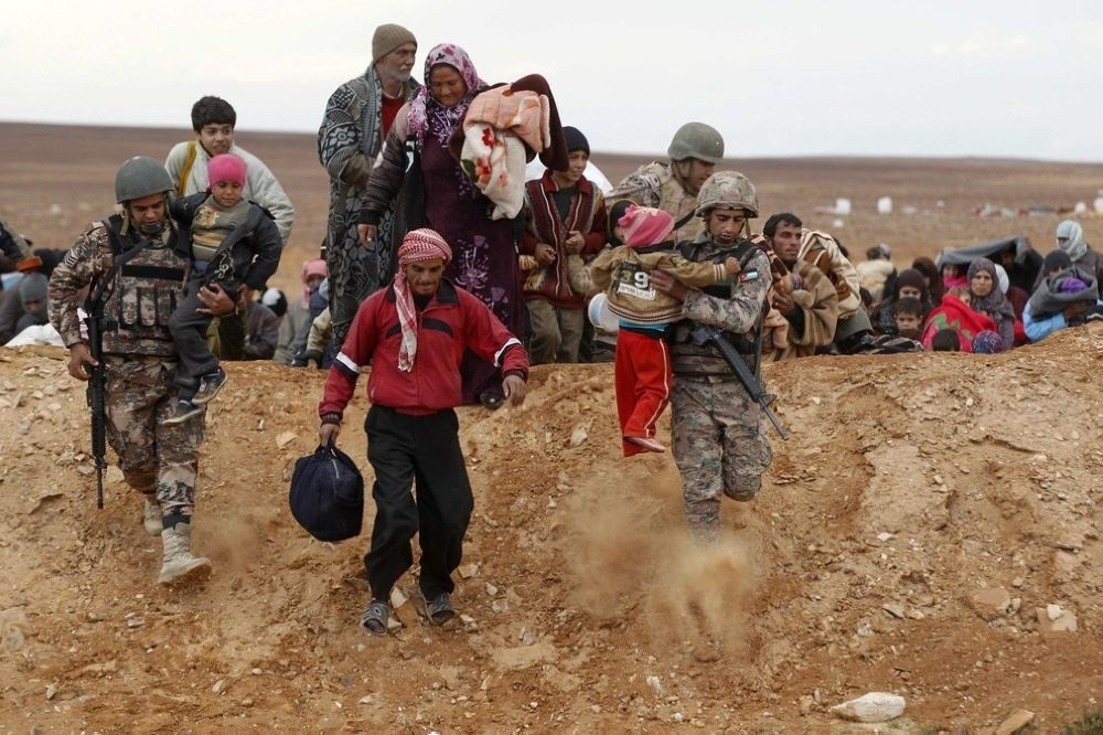 نشامى الأردن يتعاطفون مع اللاج...