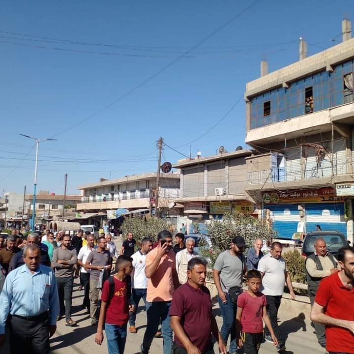 إضراب بريف الحسكة احتجاجا على...