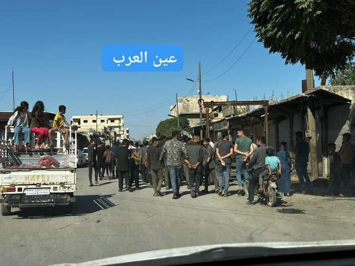 إضراب المحلات التجارية في منبج...