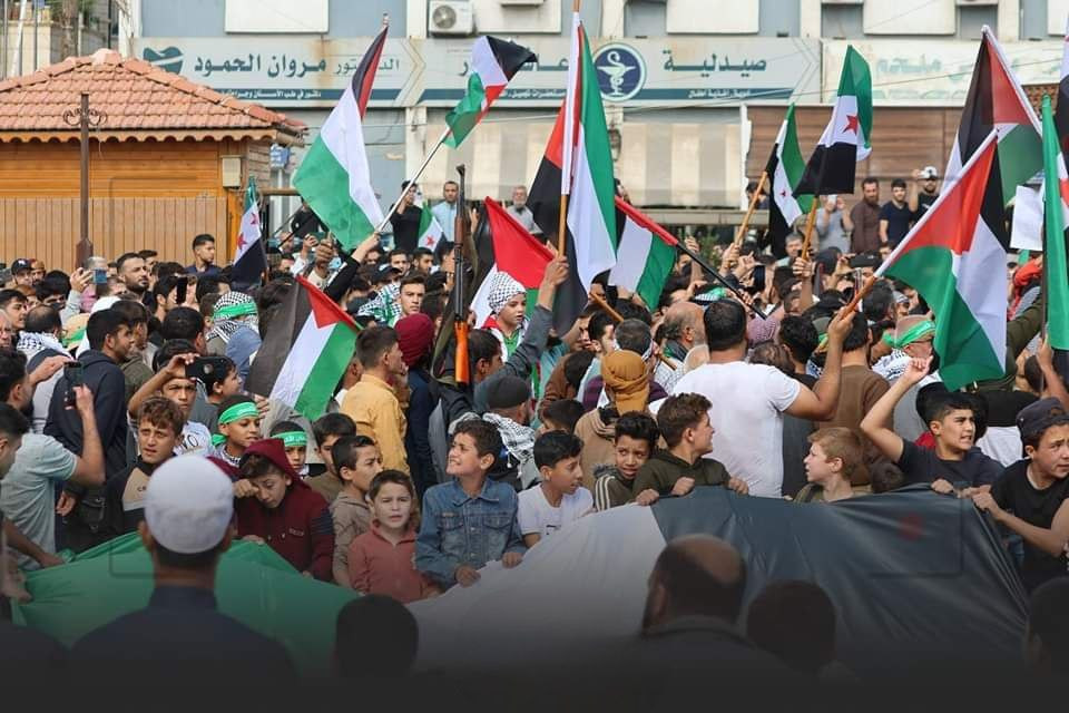 مظاهرات في ريفي حلب وإدلب نصرة...