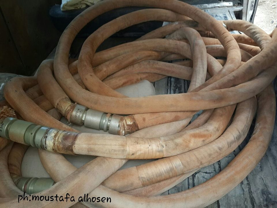 "الخراطيم المتفجرة" سلاح الأسد...