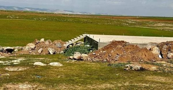 قسد تخرب منصة معدة للاحتفال بع...