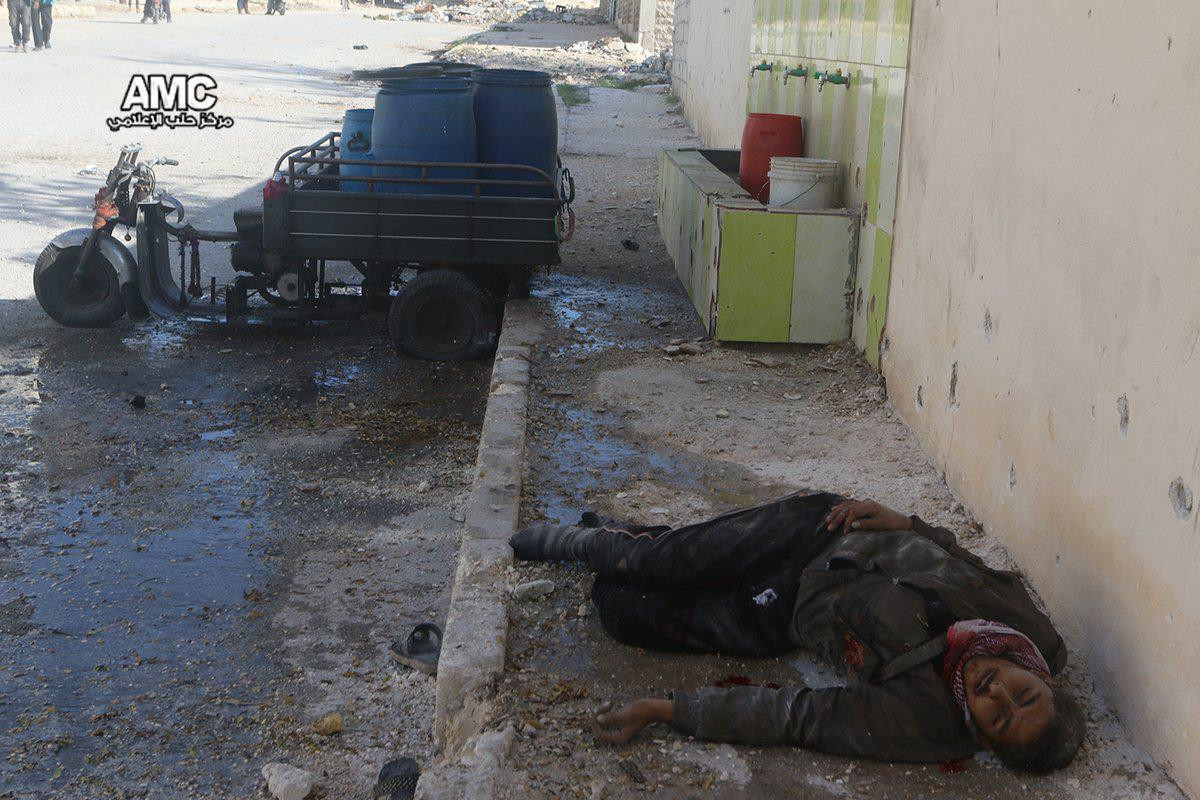 16 شهيدا بغارات روسيا على حلب 