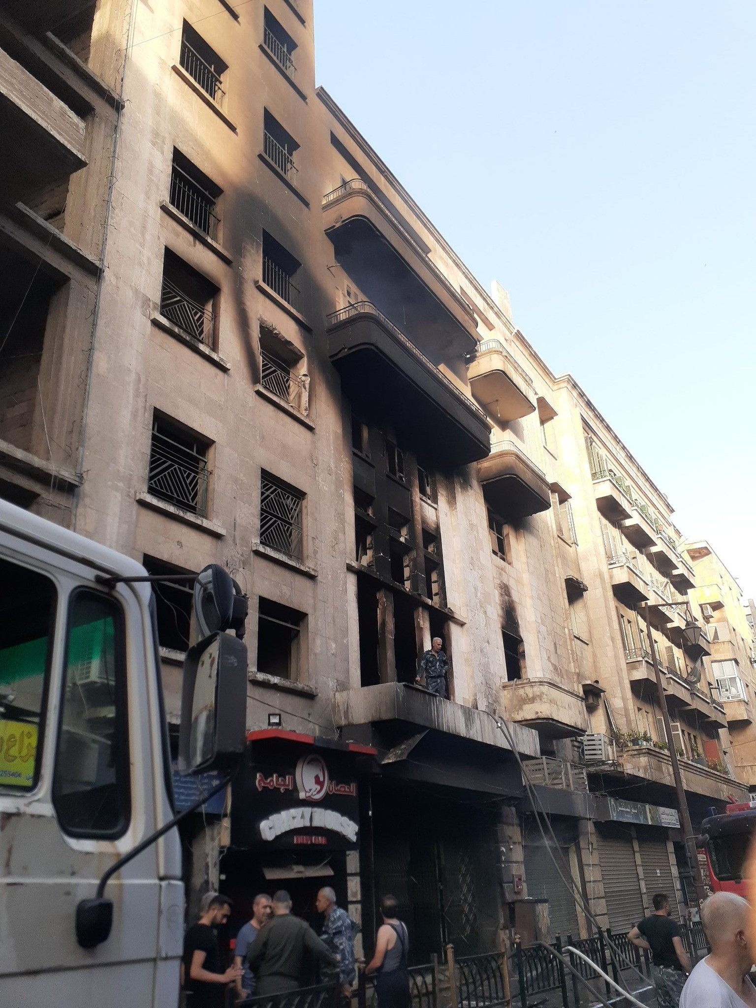 حريق ضخم في سينما بحلب