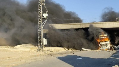 أوقع ضحايا.. انفجار شاحنة على مدخل مدينة اعزاز بريف حلب 