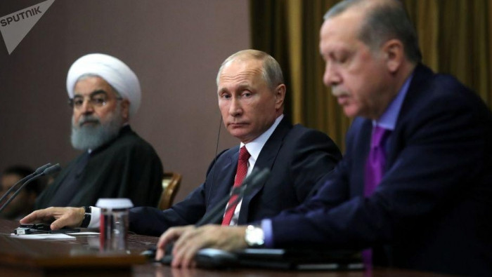 قمة "روسية تركية إيرانية" بداي...