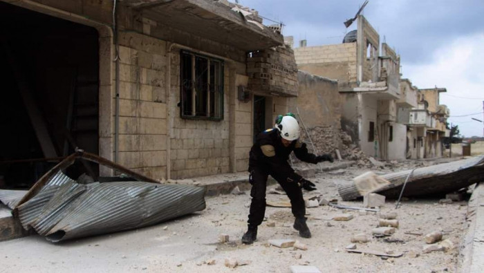 استشهاد امرأة وجرحى جراء قصف ا...