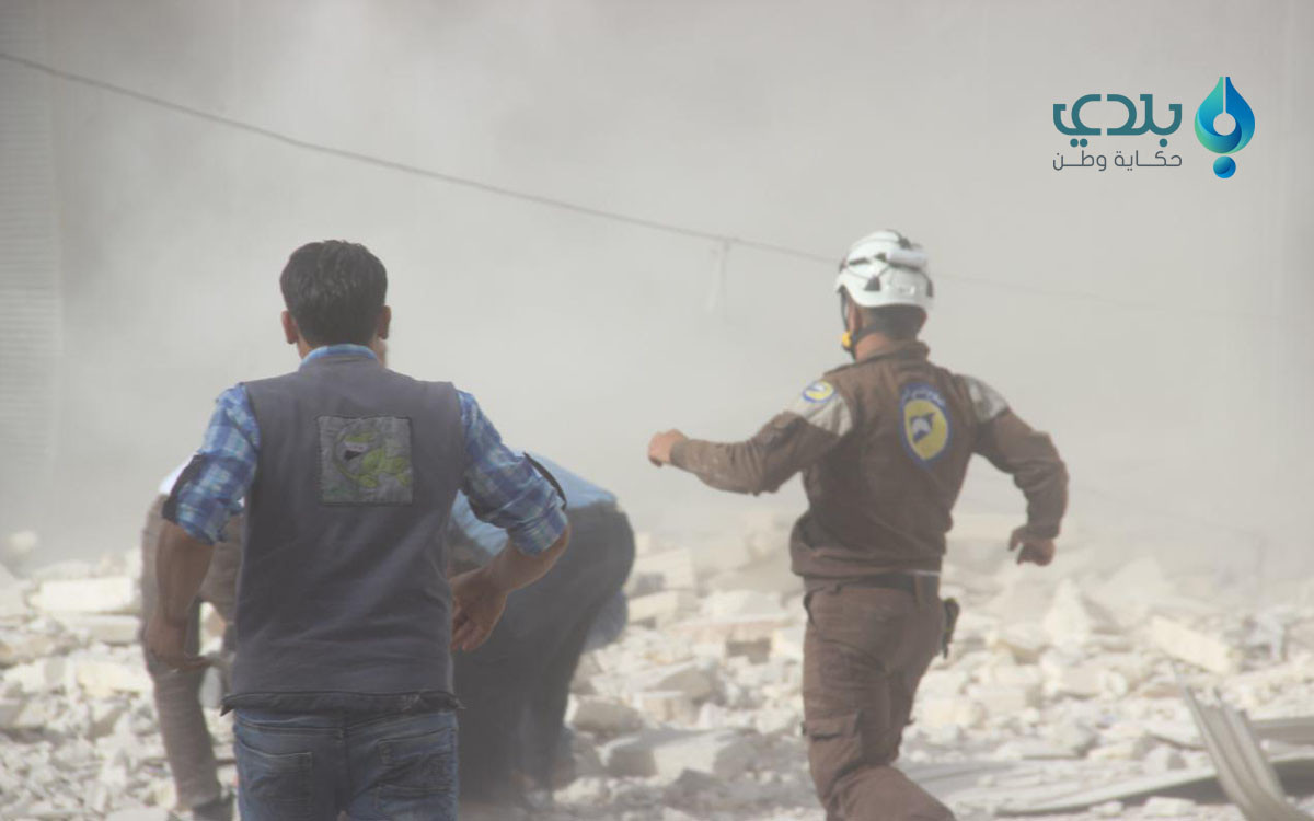 عشرة شهداء بقصف جوي على حلب