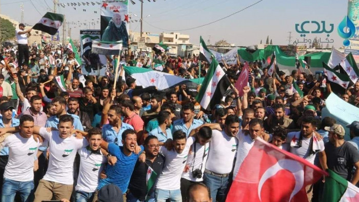 مظاهرات حاشدة في الشمال المحرر...