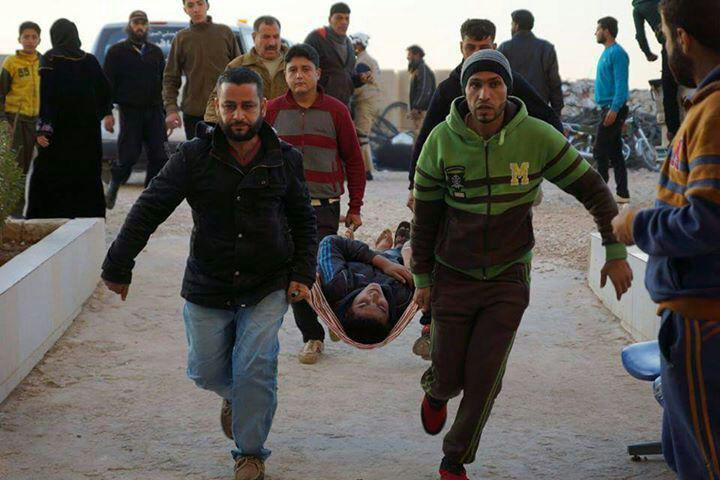 جرحى مدنيون بقصف مدفعي على حزر...