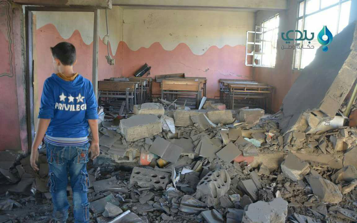 عشرات الغارات الجوية على ريف ح...