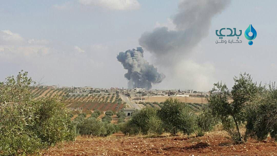 شهيد وجرحى بقصف جوي روسي على م...