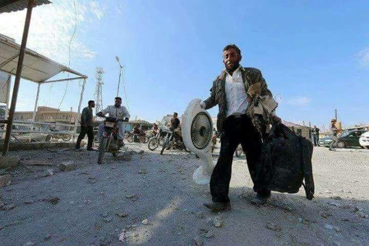 عمليات "تعفيش" في الشدادي على...