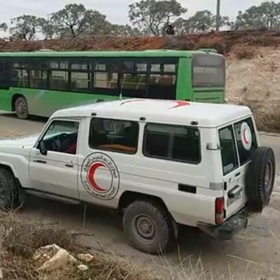 وصول 50 حافلة إلى كفريا والفوع...