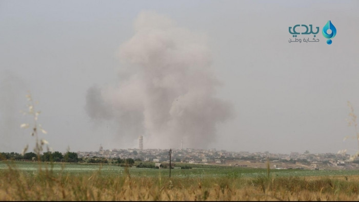 شهداء و50 جريحا بقصف جوي للنظا...