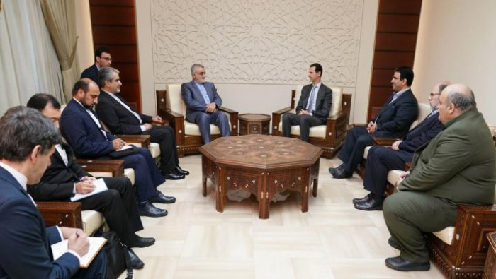 من دمشق.. "الأسد" يندد بالعدوا...