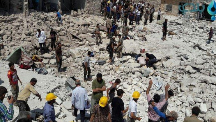 إدلب.. شهيدة وجرحى بقصف روسي 