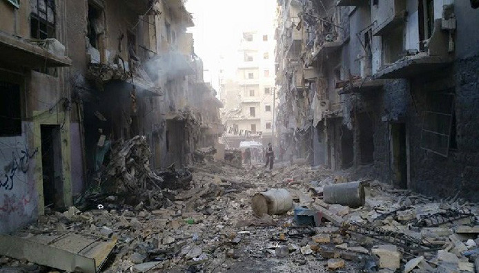 خمسة شهداء في قصف جوي على مدينة حلب