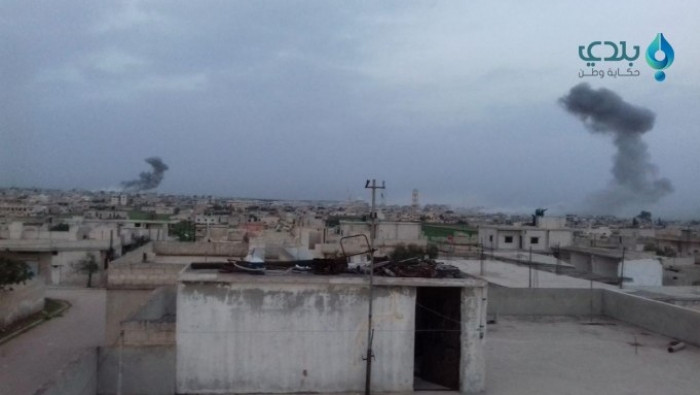 شهيدان بغارات جوية روسية على ل...