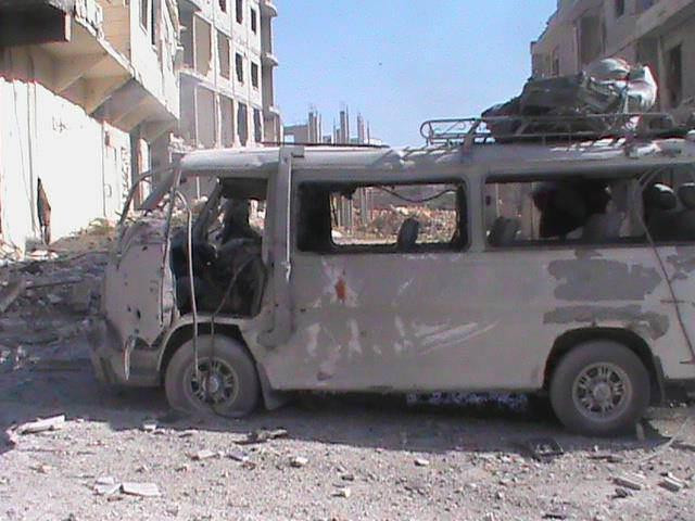 الطيران الروسي يدمر مشفى كفرحم...