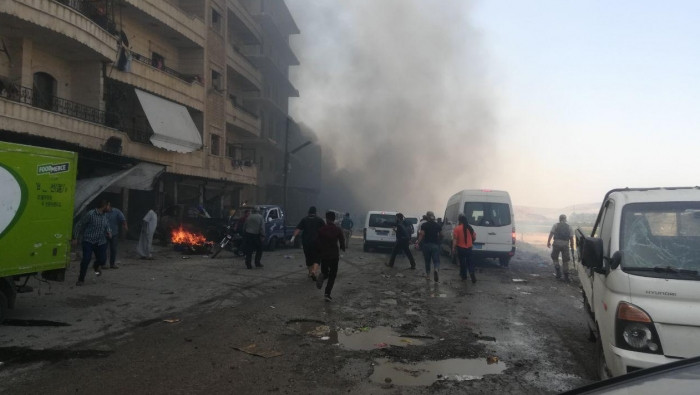 انفجار منزل مليء بالقنابل شمال...