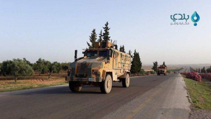 تسيير دورية عسكرية تركية بين ن...