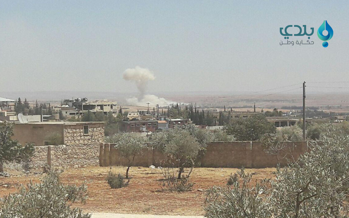 استشهاد امرأة بغارات روسية على...