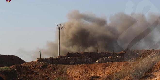 الثوار يدمرون سيارة ذخيرة لقوا...