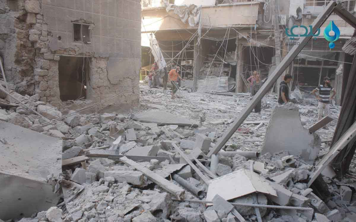 5 شهداء بغارات على أرياف دمشق...