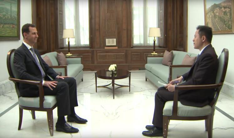 متجاهلا الوجود الإيراني.. بشار...