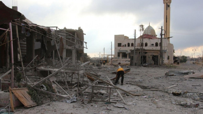 100 غارة وبرميل متفجر حصيلة ال...