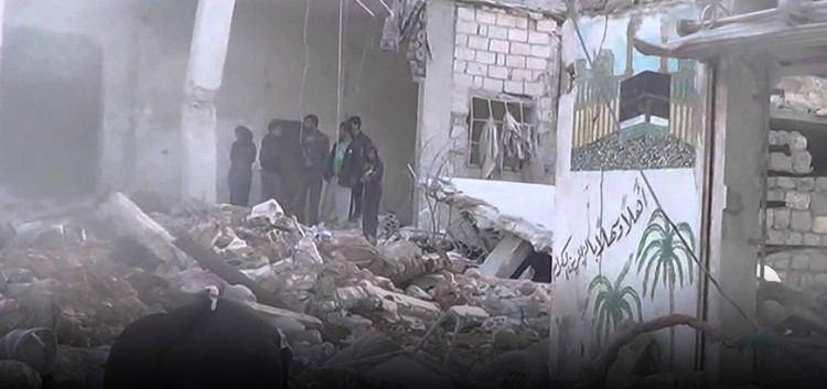 20 شهيداً بقصف الطيران الحربي...